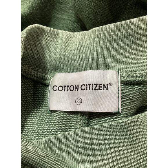 Cotton Citizen 'Milan' Green Cotton Crew Sweater Size XS - Picture 4 of 4